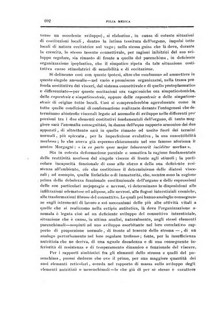 Folia medica periodico trimensile di patologia e clinica medica