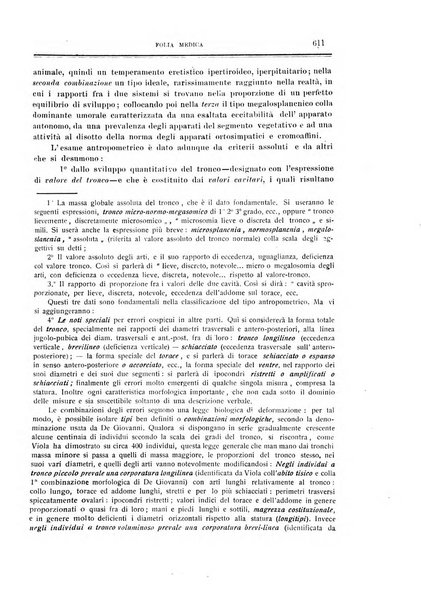 Folia medica periodico trimensile di patologia e clinica medica