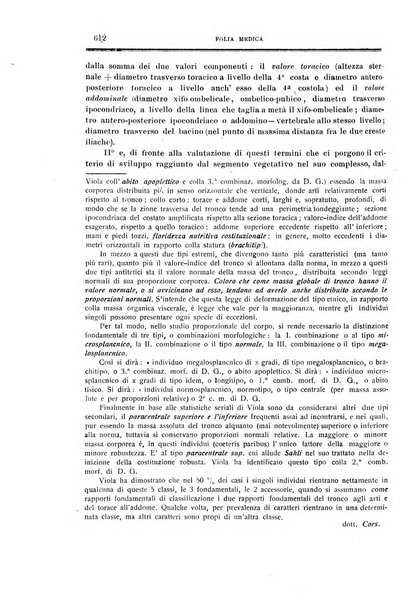 Folia medica periodico trimensile di patologia e clinica medica