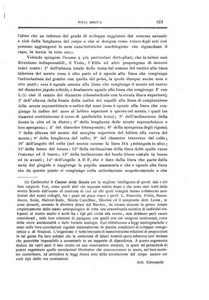 Folia medica periodico trimensile di patologia e clinica medica