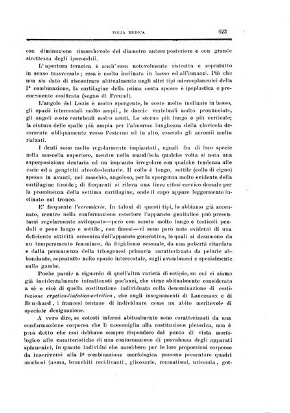 Folia medica periodico trimensile di patologia e clinica medica