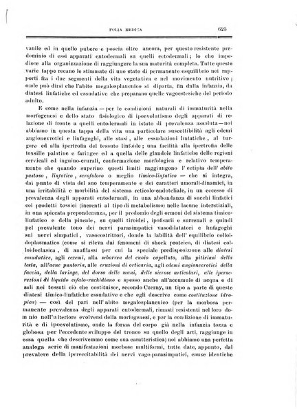 Folia medica periodico trimensile di patologia e clinica medica