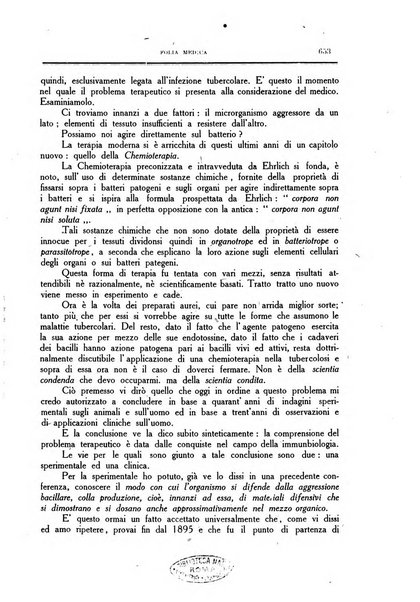 Folia medica periodico trimensile di patologia e clinica medica