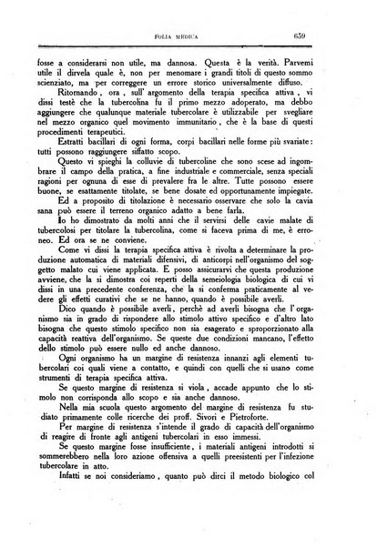 Folia medica periodico trimensile di patologia e clinica medica