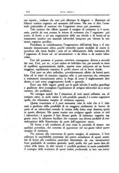 Folia medica periodico trimensile di patologia e clinica medica