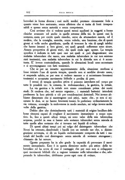 Folia medica periodico trimensile di patologia e clinica medica