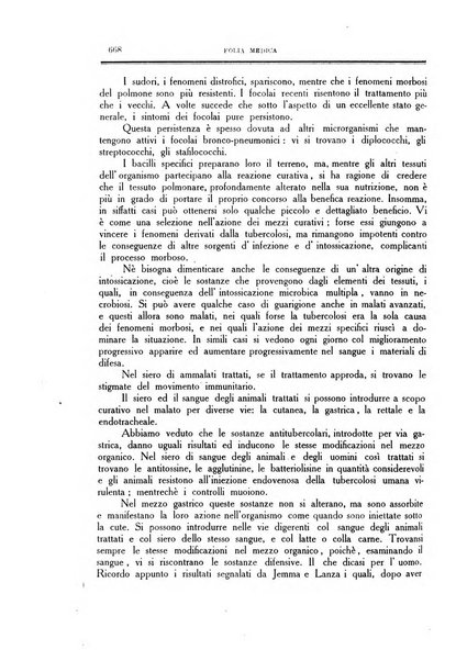 Folia medica periodico trimensile di patologia e clinica medica