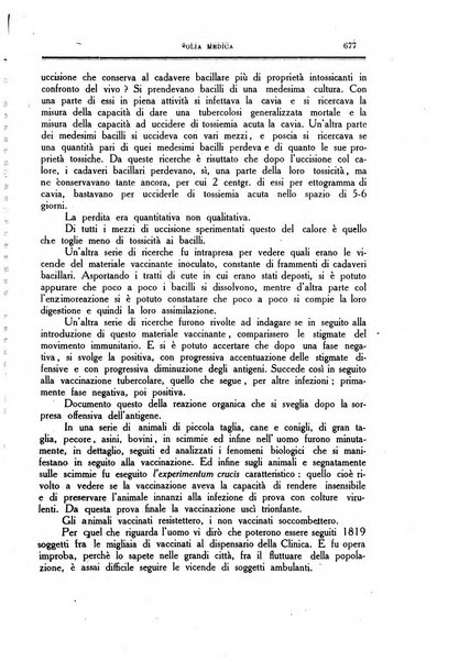 Folia medica periodico trimensile di patologia e clinica medica