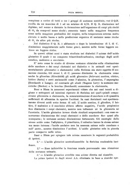 Folia medica periodico trimensile di patologia e clinica medica