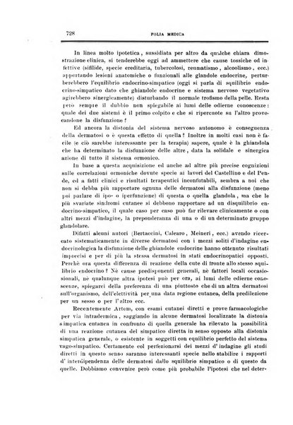 Folia medica periodico trimensile di patologia e clinica medica