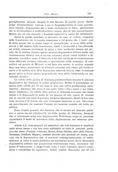 Folia medica periodico trimensile di patologia e clinica medica