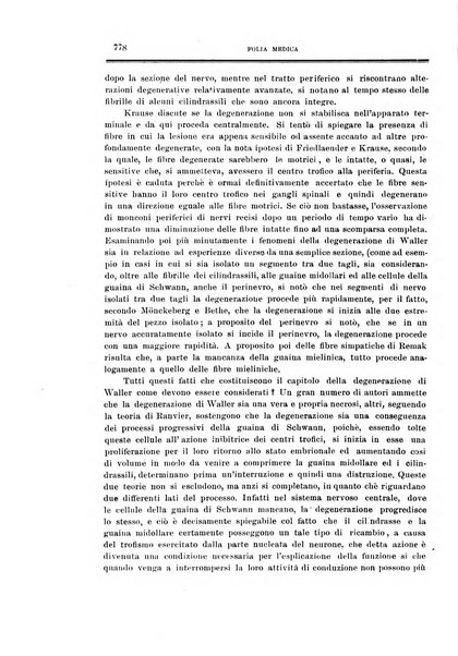 Folia medica periodico trimensile di patologia e clinica medica