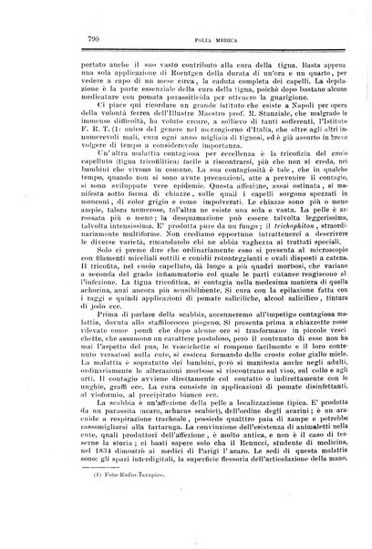 Folia medica periodico trimensile di patologia e clinica medica