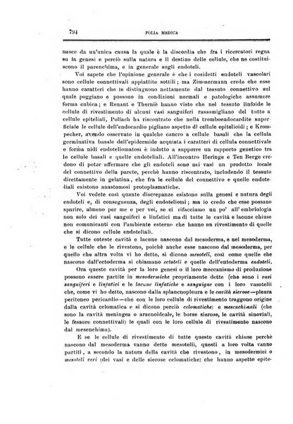 Folia medica periodico trimensile di patologia e clinica medica