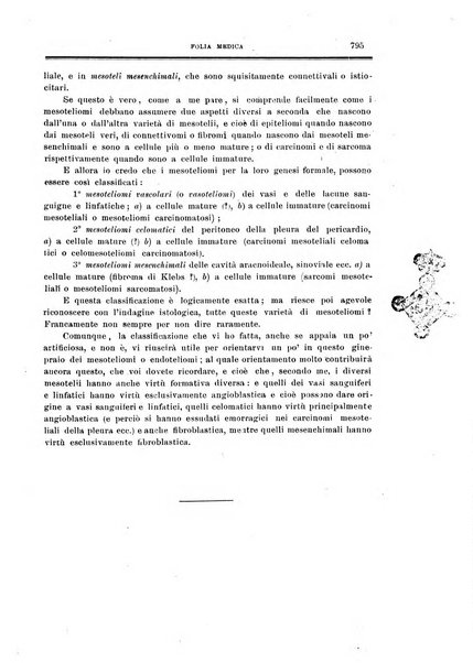 Folia medica periodico trimensile di patologia e clinica medica