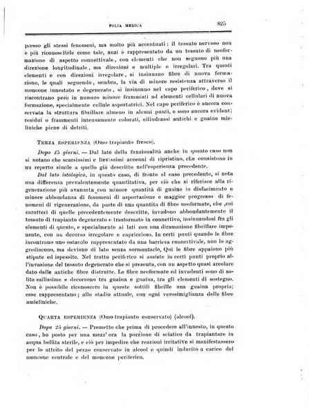 Folia medica periodico trimensile di patologia e clinica medica