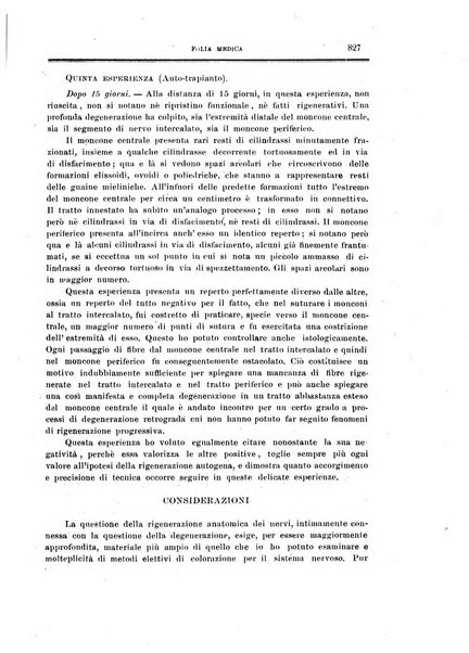 Folia medica periodico trimensile di patologia e clinica medica