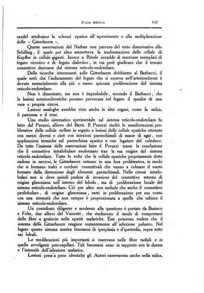 Folia medica periodico trimensile di patologia e clinica medica