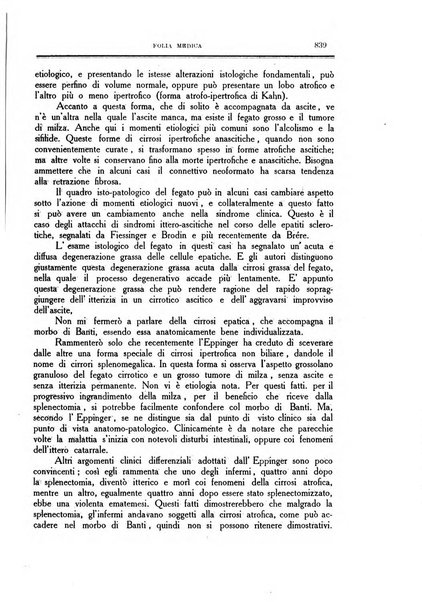 Folia medica periodico trimensile di patologia e clinica medica