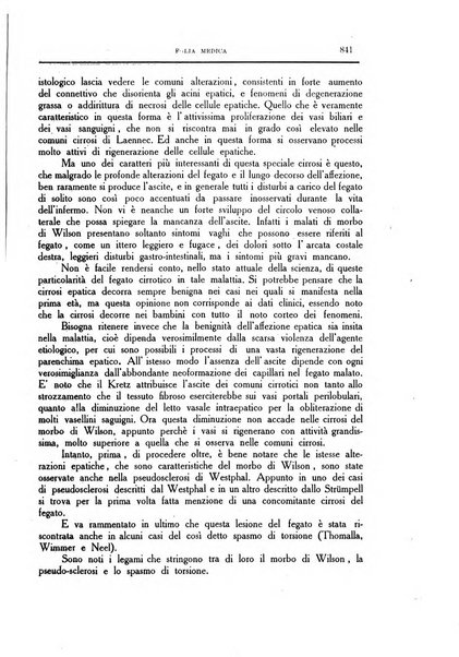 Folia medica periodico trimensile di patologia e clinica medica