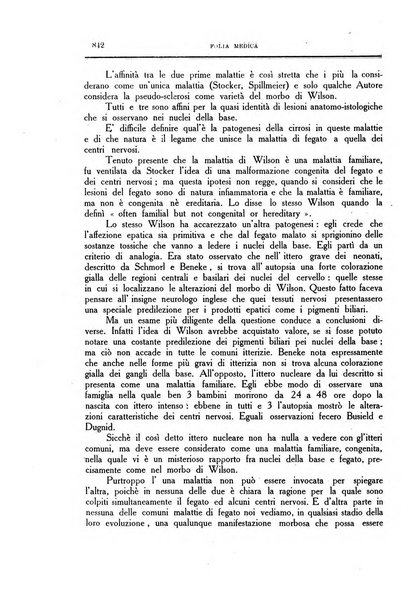 Folia medica periodico trimensile di patologia e clinica medica