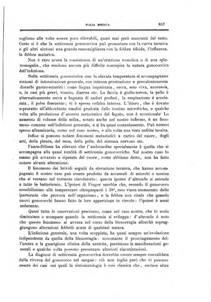 Folia medica periodico trimensile di patologia e clinica medica