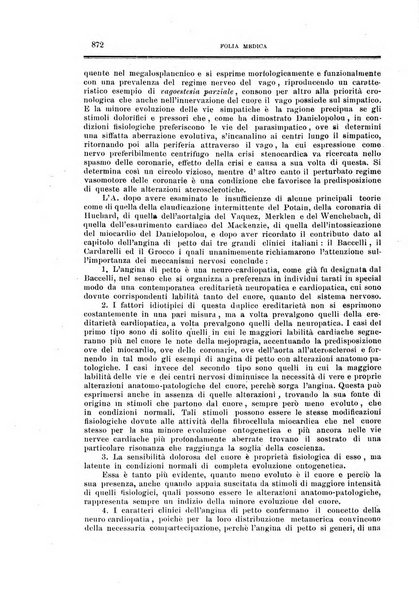 Folia medica periodico trimensile di patologia e clinica medica