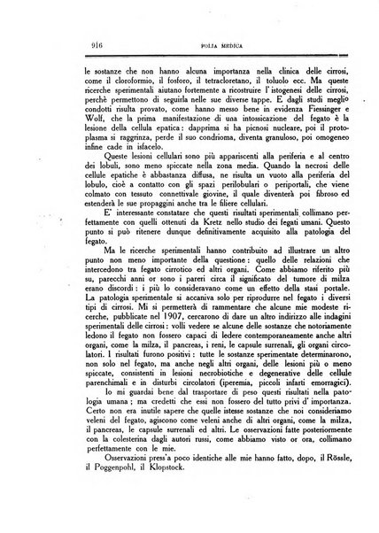 Folia medica periodico trimensile di patologia e clinica medica