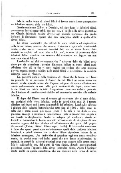 Folia medica periodico trimensile di patologia e clinica medica