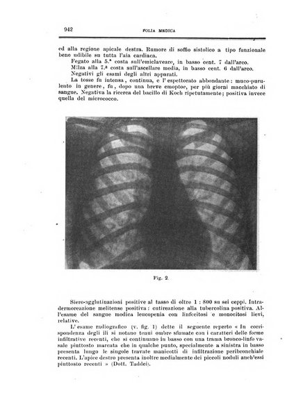 Folia medica periodico trimensile di patologia e clinica medica