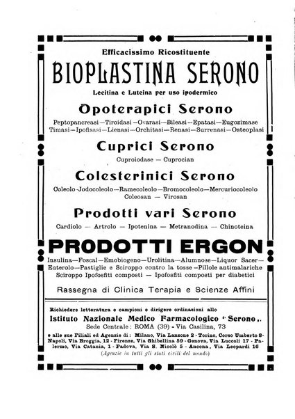 Folia medica periodico trimensile di patologia e clinica medica