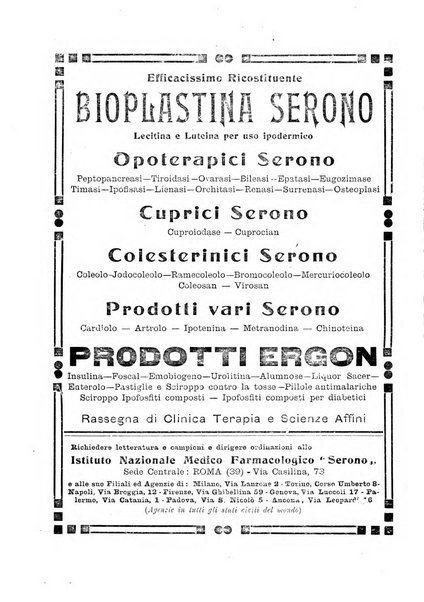 Folia medica periodico trimensile di patologia e clinica medica