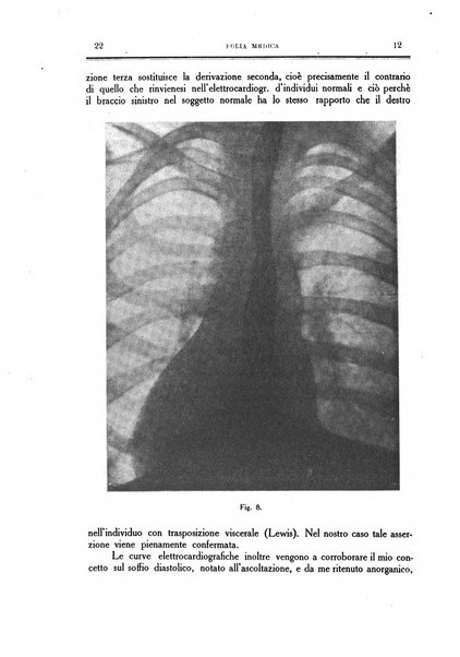 Folia medica periodico trimensile di patologia e clinica medica