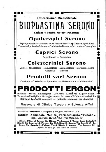 Folia medica periodico trimensile di patologia e clinica medica