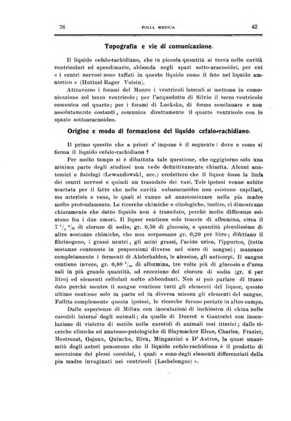 Folia medica periodico trimensile di patologia e clinica medica