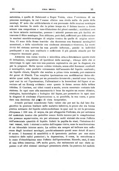 Folia medica periodico trimensile di patologia e clinica medica