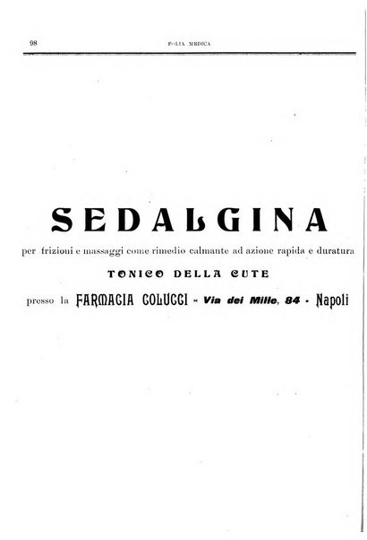 Folia medica periodico trimensile di patologia e clinica medica