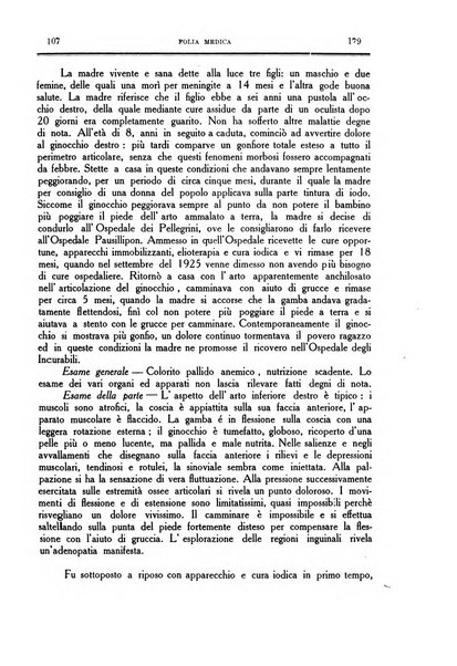 Folia medica periodico trimensile di patologia e clinica medica