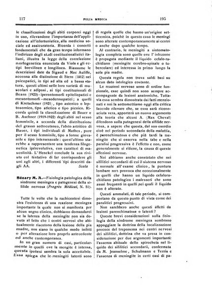 Folia medica periodico trimensile di patologia e clinica medica