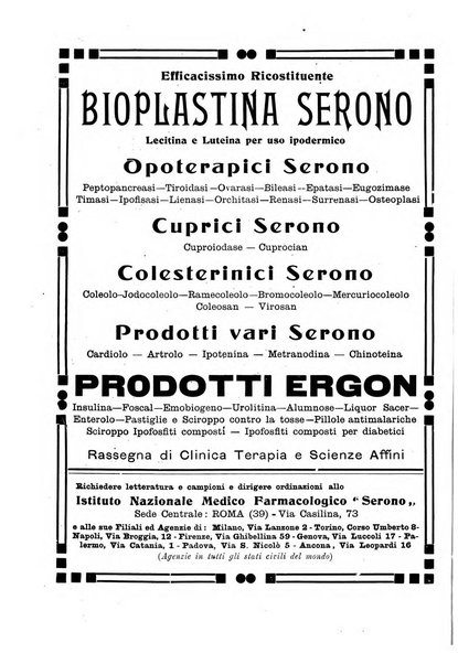 Folia medica periodico trimensile di patologia e clinica medica