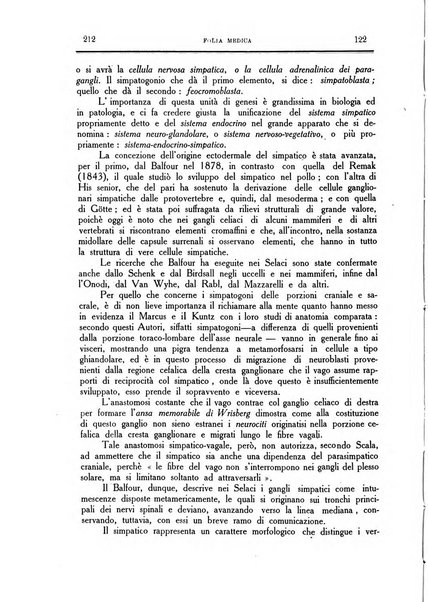 Folia medica periodico trimensile di patologia e clinica medica