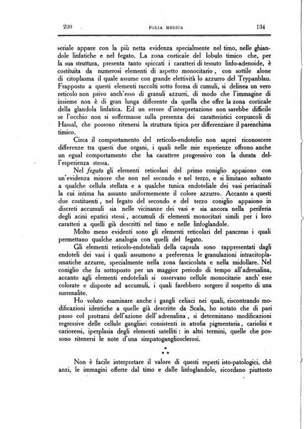 Folia medica periodico trimensile di patologia e clinica medica