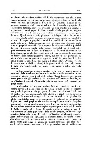 Folia medica periodico trimensile di patologia e clinica medica