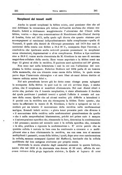 Folia medica periodico trimensile di patologia e clinica medica