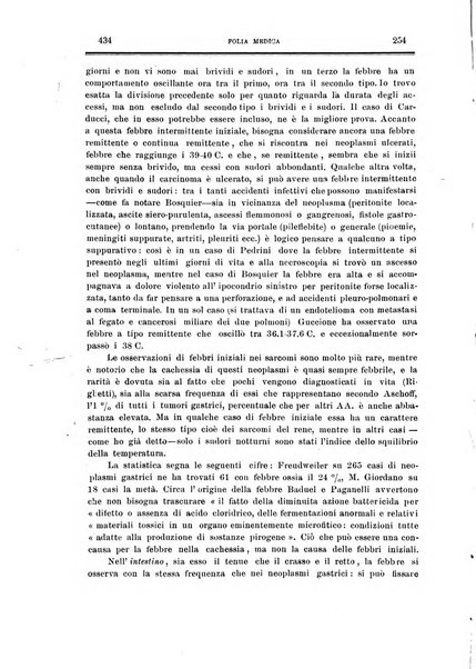 Folia medica periodico trimensile di patologia e clinica medica