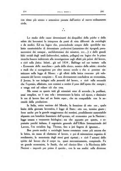 Folia medica periodico trimensile di patologia e clinica medica