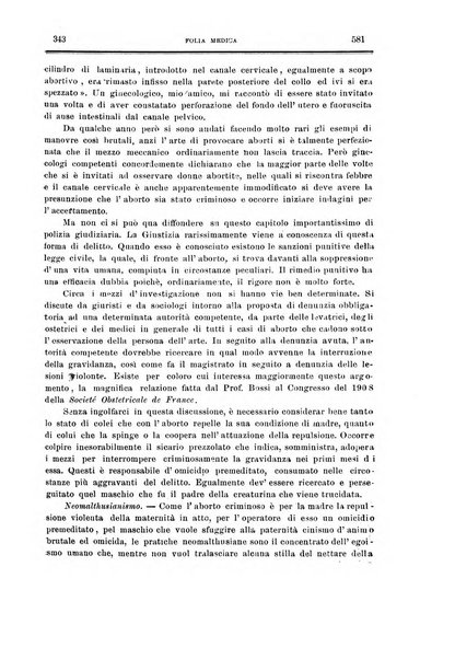 Folia medica periodico trimensile di patologia e clinica medica