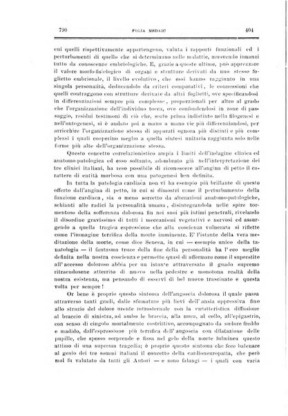 Folia medica periodico trimensile di patologia e clinica medica