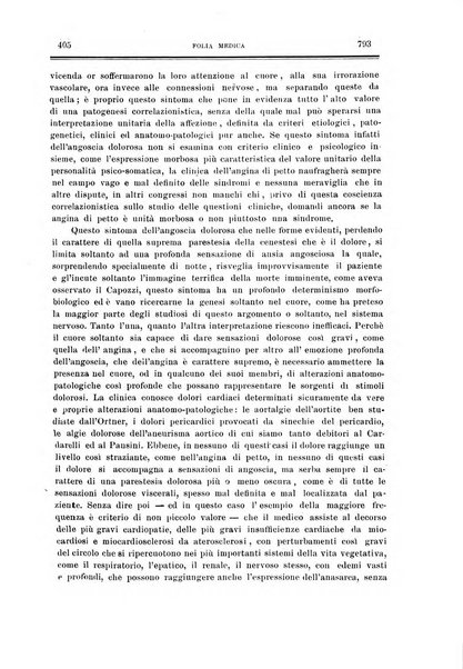 Folia medica periodico trimensile di patologia e clinica medica