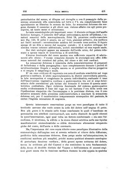 Folia medica periodico trimensile di patologia e clinica medica